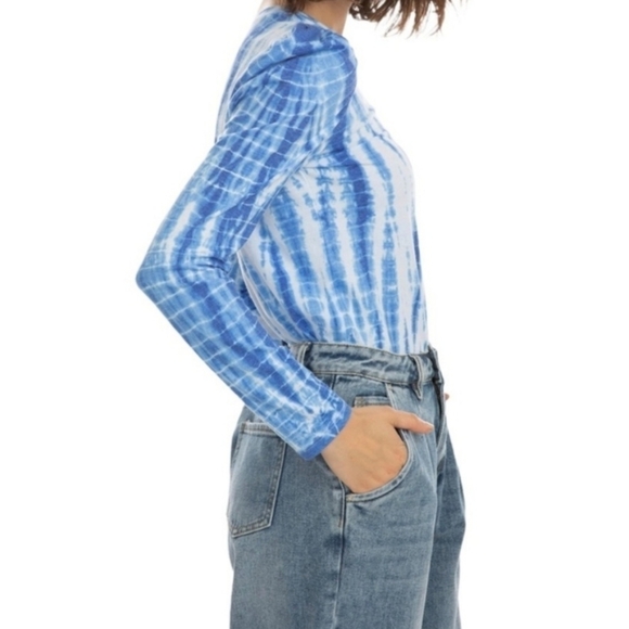 Generation Love Josephine Indigo Tie Dye Top - Picture 3 of 16